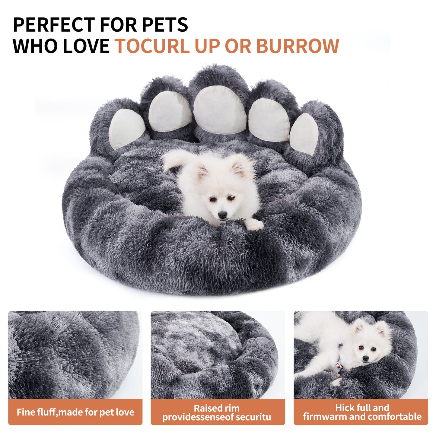 CuddleBear Paw Bed